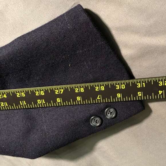 Vintage Brooks Brothers Mens Blazer Jacket 42R Golden Fleece Navy Windowpane - Picture 9 of 16